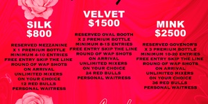 MINK VIP PACKAGE $2500 (DEPOSIT)