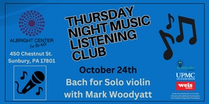 October 24 Single Ticket - Mark Woodyatt