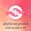 Playful Integration with Heather FD's logo