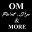 OM - Paint,sip &more's logo