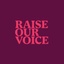 Raise Our Voice Australia's logo