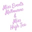 Miss Events Melbourne & Miss High Tea's logo