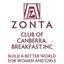 Zonta Club of Canberra Breakfast's logo