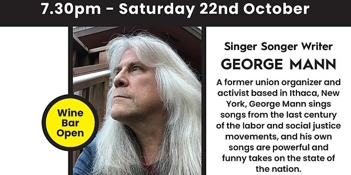 An Evening with George Mann-US Singer-Song writer , Sat 22nd Oct 2022, 7:30  pm - 10:00 pm AEDT | Humanitix