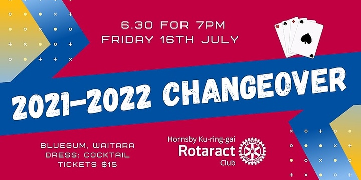 Hornsby Ku-ring-gai Rotaract Club Changeover Event Banner