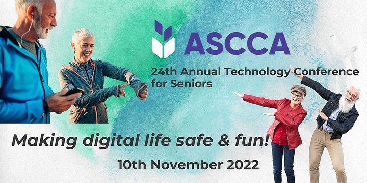 ASCCA 24th Annual Technology Conference for Seniors 2022 Event Banner