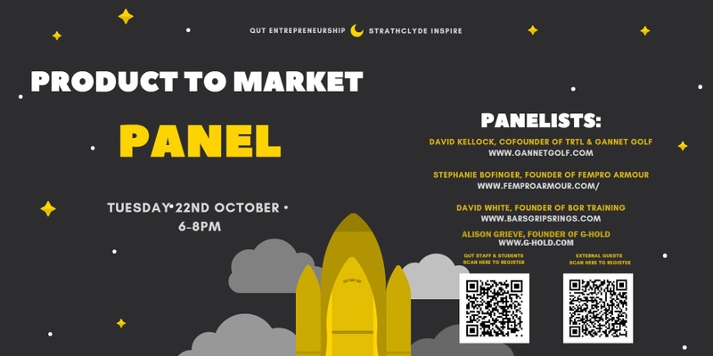 QUT Entrepreneurship Product to Market Panel