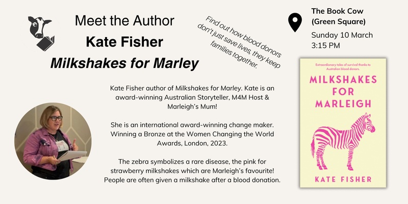 Meet the Author - Kate Fisher - Milkshakes for Marley