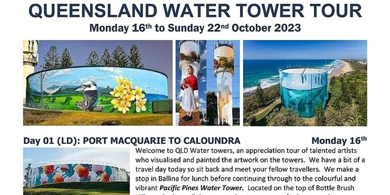 Queensland Coastal Water Tower Tour