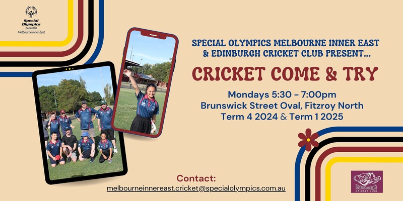 Special Olympics MIE 24/25 Cricket Season Come & Try