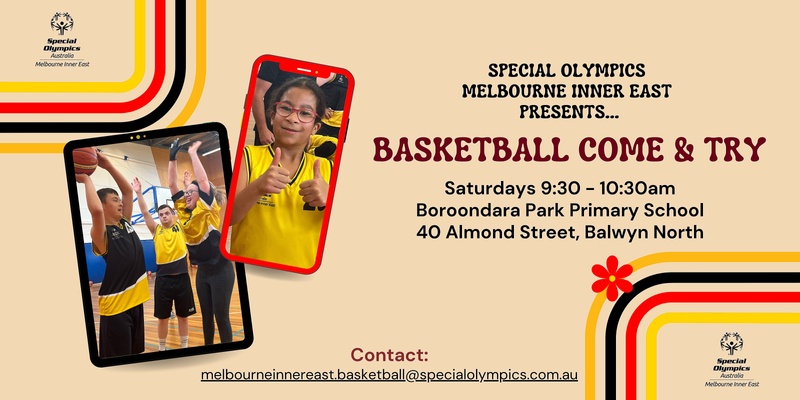 Special Olympics MIE 2024 Basketball Come & Try