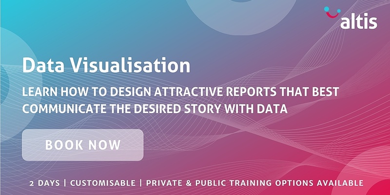 Data Visualisation Public Training with Altis Consulting - May 2024