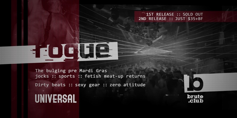 brute.club present rogue - pre MG meat-up