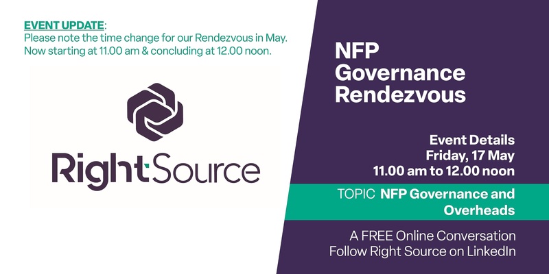 NFP Governance Rendezvous May: NFP Governance and Overheads