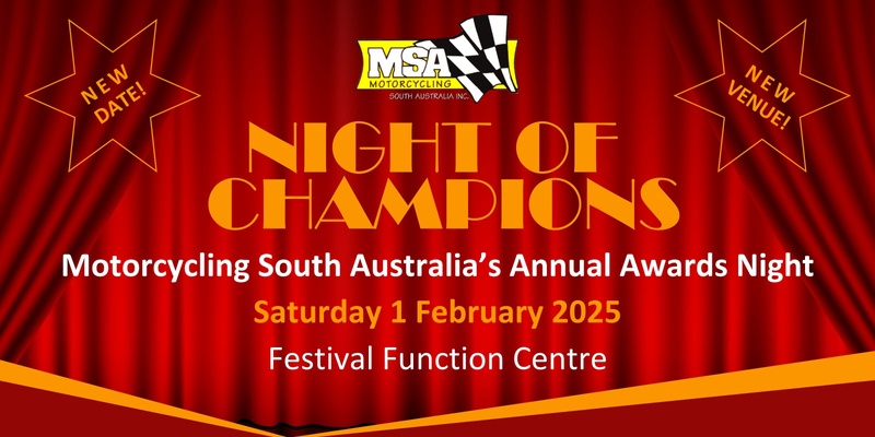 Motorcycling South Australia's 2024 Night of Champions