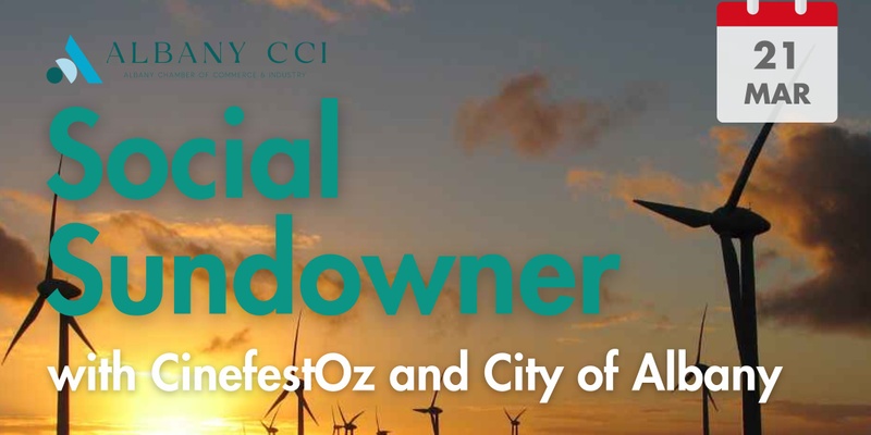 ACCI Social Sundowners with CinefestOz and City of Albany