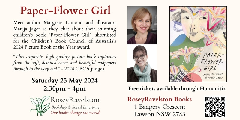 Author Talk - Paper-Flower Girl
