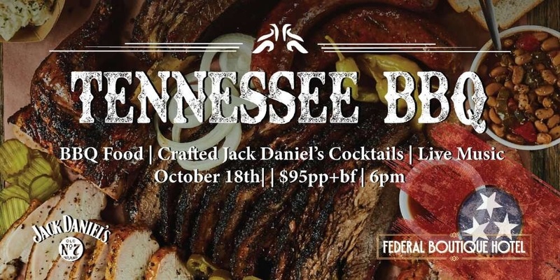 Tennesee BBQ at Federal Hotel