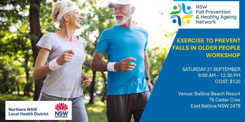 Workshop: Exercise to Prevent Falls  In Older People - Northern NSW (Ballina)