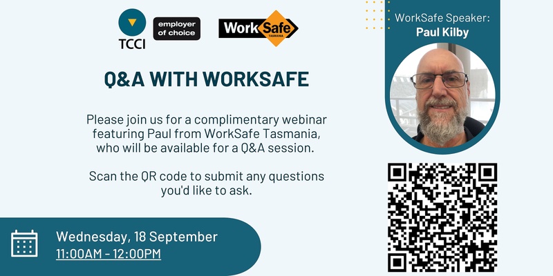 Q&A with WorkSafe (Online)