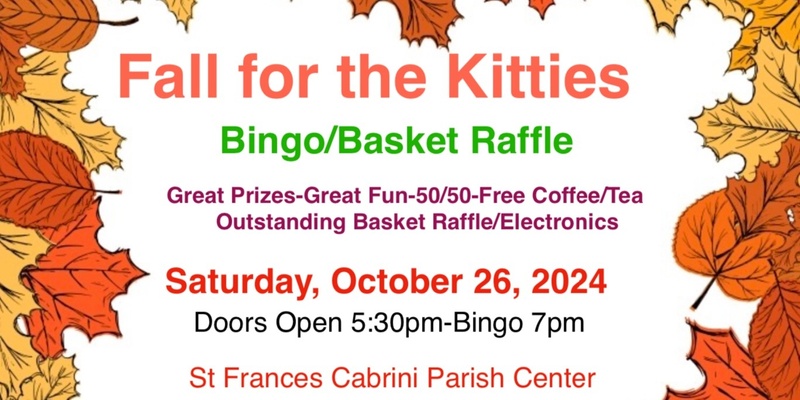 Fall for the Kitties Bingo