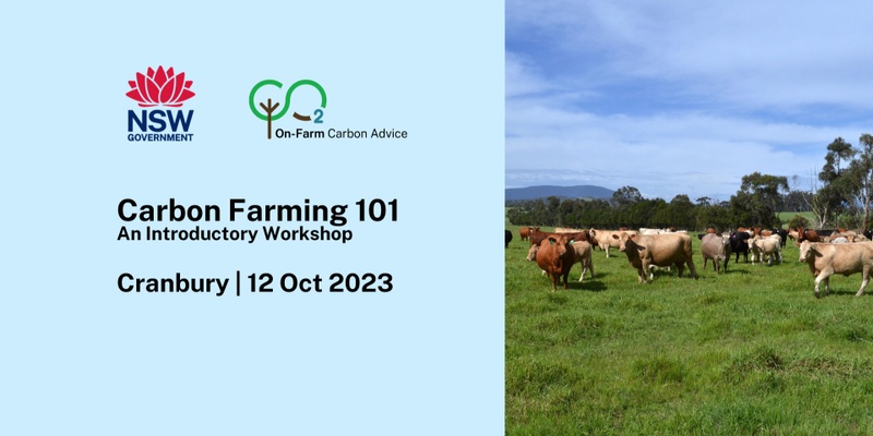 Carbon Farming 101 - an introductory workshop - Cranbury