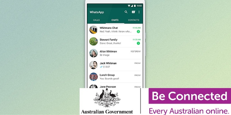 Connecting to others with WhatsApp @ Dianella Library