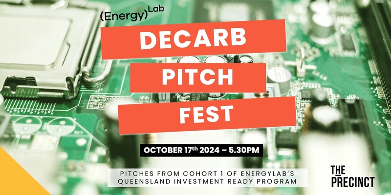 Decarb Pitch Fest