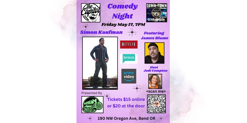 Comedy at Capitol Bar Bend. OR