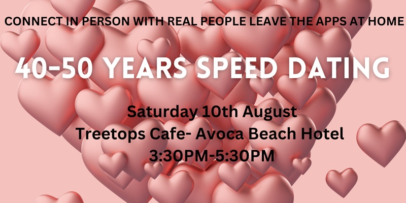 40-50 years Speed Dating 