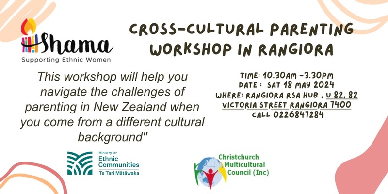 Cross-Cultural Parenting Workshop in Rangiora 2024