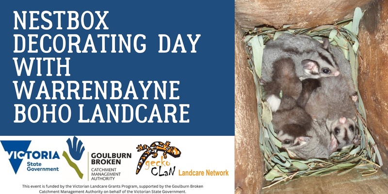 Nestbox build and decorating with Warrenbayne Boho Landcare