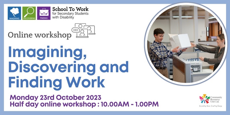 Online workshop: Imagining, Discovering & Finding Work