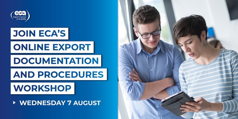 Export Documentation and Procedures Workshop (7 August)