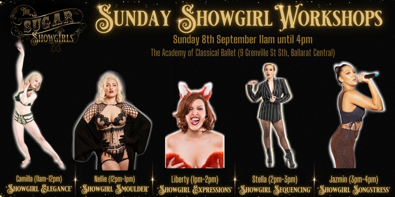 Showgirl Workshops with The Sugar Showgirls (Ballarat)