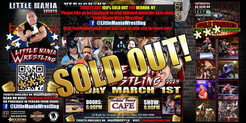 Vernon, NY - Little Mania Events: Little Person Wrestlers Rip Through the Ring!