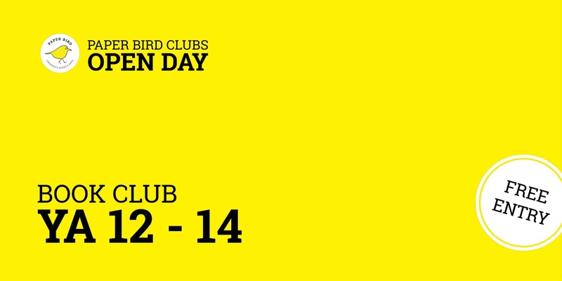 Open Day: Young Adult 12-14 Book Club