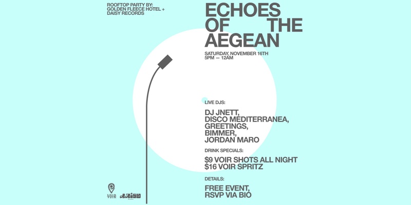 GFH Presents. Echoes of the Agean