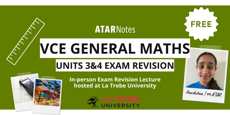 VCE General Maths 3&4 Exam Cram Lecture FREE