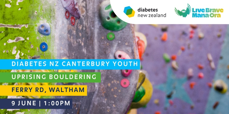 Diabetes NZ Canterbury Youth: Uprising Bouldering