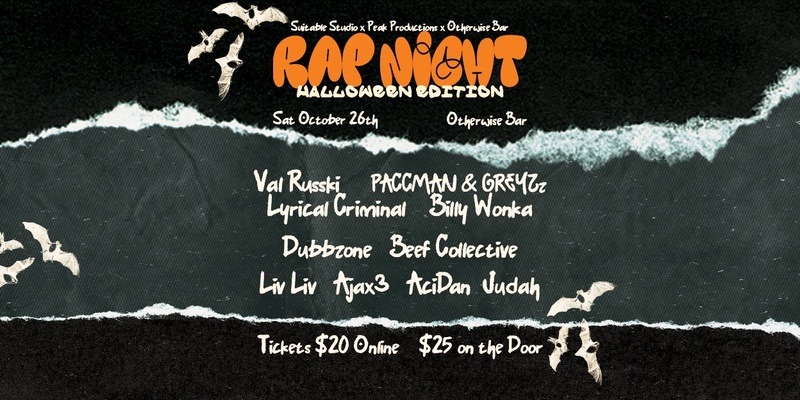 Halloween Rap Night | October 26th