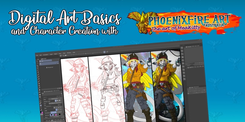 Gawler Youth - Digital Art Basics with PhoenixFire Art