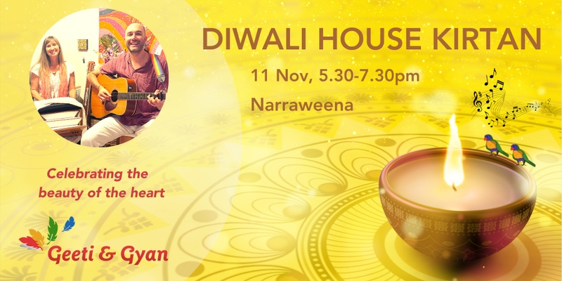 Diwali House Kirtan with Geeti & Gyan