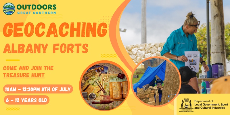 Geocaching Adventurers Kids Club - 8th July - Albany Forts 6 - 12 years
