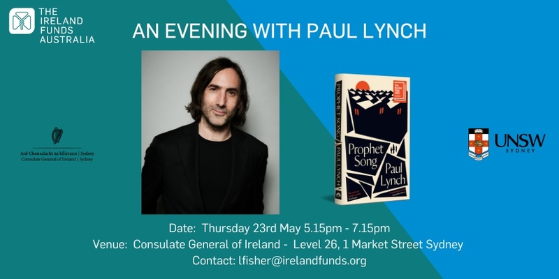 The Ireland Funds Australia - An Evening with Paul Lynch