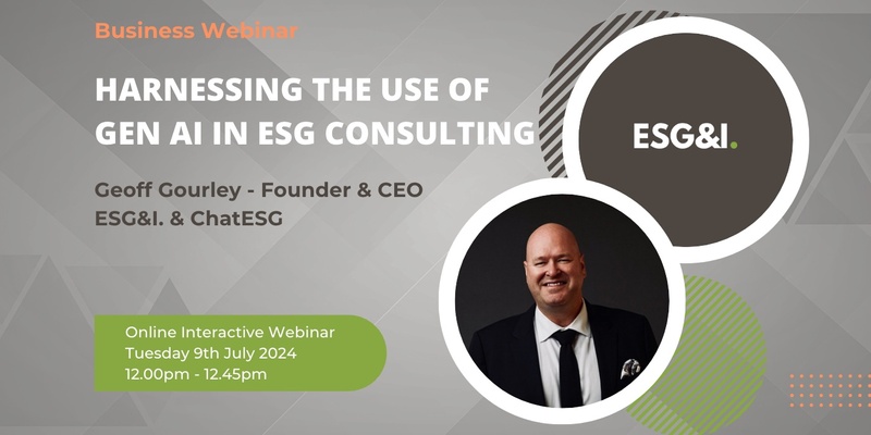 Harnessing The Use of GenAI in ESG Consulting
