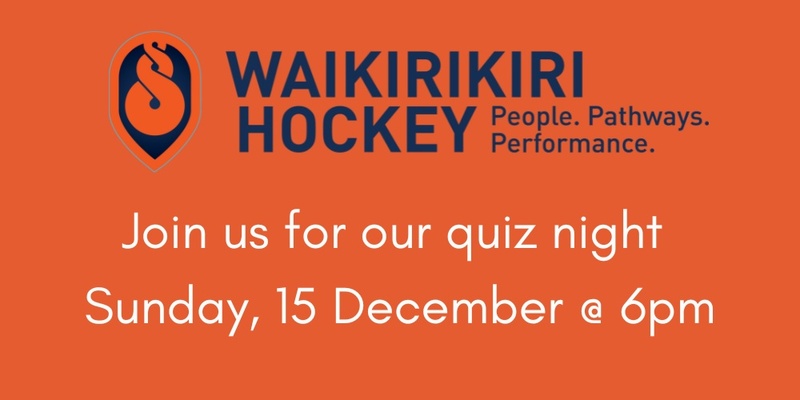 Waikirikiri Hockey Quiz Night