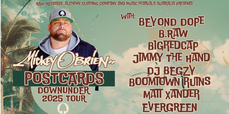 Mickey O’Brien: "Postcards" Downunder Tour 2025