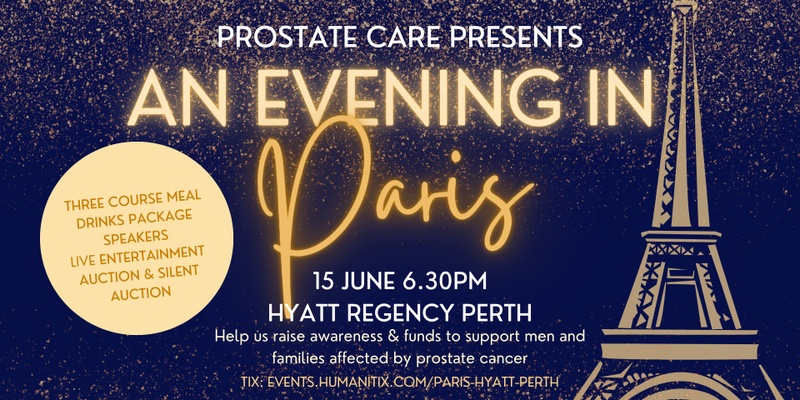 Prostate Care - An Evening in Paris - Hyatt Regency - donations