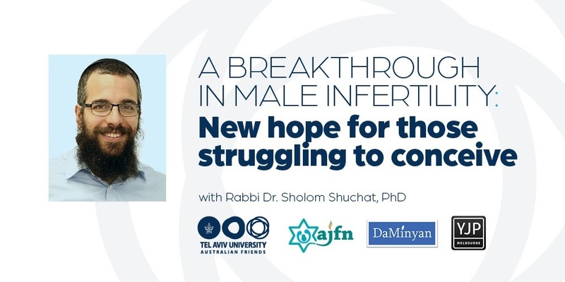  A breakthrough in male infertility: New hope for those struggling to conceive (Melb 24th Sep)                              